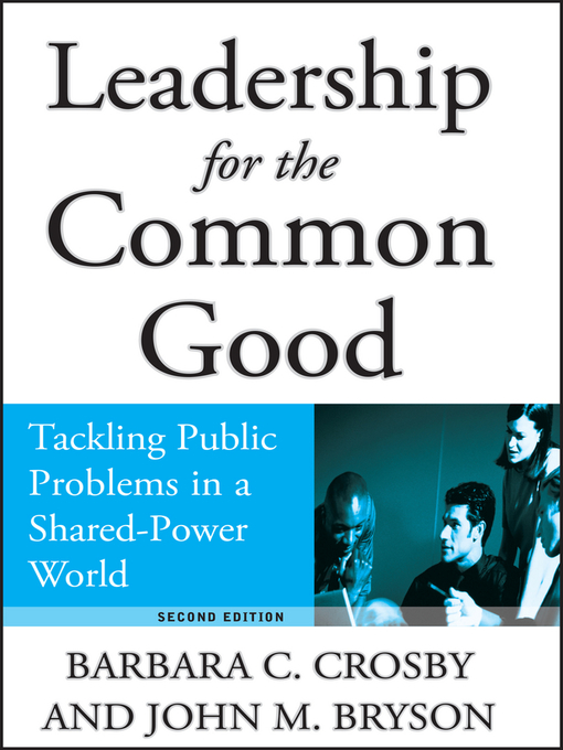 Cover image for Leadership for the Common Good